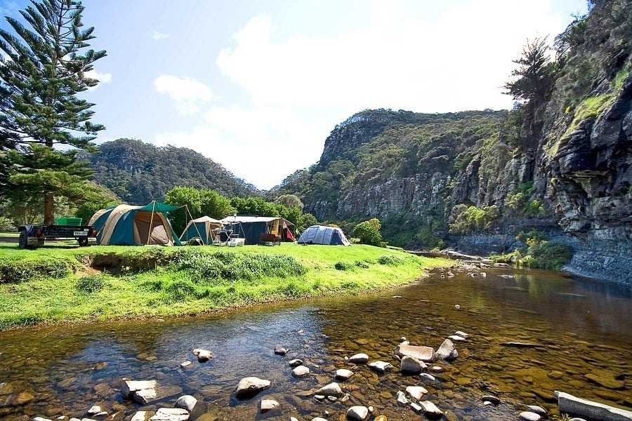 River camping